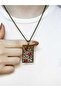 Natural Stone Agate 3-Piece Natural Stone Antique Women's Necklace Euk45A