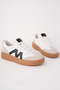 Women's Sneaker Lace-Up Flat Sole Sports Shoes
