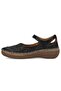 25190244Y Women's Genuine Leather Casual Shoes Black - 4