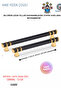 Metal Furniture Handle U Cabinet Handle U 160 mm with Ring Black a Gold - 5