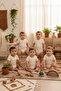 100% Organic Cotton Snap Fastener Short-Sleeved Baby Bodysuit 5-Pack - 7