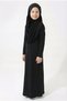Practical Hijab Girls' Prayer Dress M00789 Black - 2