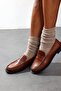 Dark Tan Leather Loafer 35507 - 3