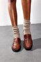 Dark Tan Leather Loafer 35507 - 4