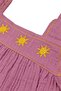 Flouncy Muslin Crop Set - Fuchsia - 2