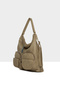 Mink Women's Soft Textured Double Pocket Flap Strap and Back Casual Bag M000008705 - 2
