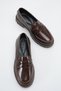 Women's Brown Loafer Daily Classic Shoes Casual Moccasin Fonle - 3