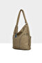 Mink Women's Soft Textured Double Side Zipper Strap and Back Casual Bag M000008706 - 2