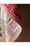 Zeste 100% Cotton Bath Towel - White/Red - 4