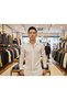 White Slimfit Shirt Classic Model Collars Buttoned