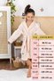 Girl's Bathrobe, Cotton, Hooded, Floral Rabbit, Baby, Babyskirt (0-14 Years) - 7