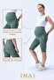 715 Green Color Extra Soft Textured, Shaping / Sculpting and Flexible Effective High Waist Maternity Leggings
