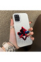Samsung Galaxy M12 Compatible Silicone Edge Hard Back Case Couple Phone Case Spiderman Patterned - 3