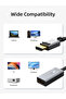 PREMIUM Displayport to HDMI HDTV Adapter Cable, Audio Video 4K/60HZ , WITH LED, - 6