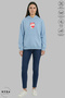 Dear Couple Combination Bubu Dudu Printed Hoodie Hooded Fleece-Lined Oversized Cotton Sweatshirt 2-Piece Set - 5