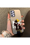 Samsung Galaxy A72 Compatible Trend Men's Patterned Silicone Edge Hard Back Shockproof Case