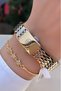 Women's Wristwatch with Invoice and Warranty, 3 Atm Water Resistance, with Bracelet as a Gift - 5