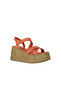 26Y110921 Genuine Leather Padded Heel Women's Sandals - 2