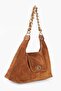 Brooke Chain Detailed Genuine Leather Shoulder Bag - 2