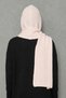 Women's Soft Textured Hooded Scarf Thessaloniki Knitted Hooded Shawl 13038 Pink - 5