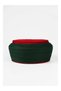 Children's Prayer Rug - Green Fabric - Burgundy Headband - Round Wrap - Nâli Şerif - 6 Meters - 2