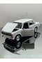 Sound and Led Lighted Openable Doors 18 cm Classic Sedan Car-Collectible Classic Sedan Car White - 3