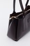Bitter Brown D49 Daily Women's Hand and Shoulder Bag with Zipper and Snap Fasteners, Double Compartments, Large Internal Volume - 3