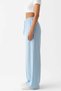 Women's High-Waisted Linen Pants - Aerobin Fabric Relaxed Fit Wide-Leg Summer Trousers - 3
