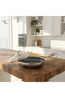 28CM Double side coated Honeycomb Non-Stick Frying Pan SUS316 Stainless Steel with Glass Lid - 2