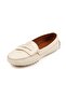Orthopedic Genuine Leather Shoes |   Cream - 5