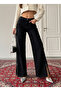 Long Boyfriend Jeans with Side Zippers and Wide Legs