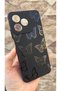 Realme C61 Compatible Black Butterfly Patterned Silicone Shock-Absorbing Classic Protective Rubber Case - 3