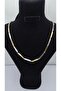 Stainless Steel Double Color Unisex Necklace - 2