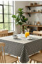 170X170 cm Gingham Checkered Table Cloth |   Tablecloth, Picnic Cloth, Multi-Purpose Stylish and Durable Cloth - 3