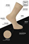 Bamboo Men's Socks Long Plain White-Brown-Beige Socks Seamless Premium Pack of 3 / Washable Scented Soft Socks - 2