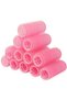 Plastic Hair Rollers, 12 Pieces / Random Color
