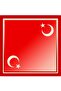 Ataturk Silhouette and Signature Square Neck Scarf - 3