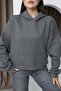 Glittery Sparkling Cotton Inside O Oversized Women's Sweatshirt - 6