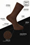Bamboo Men's Socks Long Plain Brown Socks Stitch-Free Premium Pack of 3 / Washable Scented Soft Socks - 2