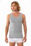 6 Pcs Men's Combed Cotton Gray T-Shirts, Men's Sweat-Absorbing Combed Cotton Gray T-Shirts, Men's Underwear - 3