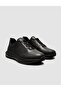 100% Genuine Leather Black Laces Men's Sports Shoes - 2