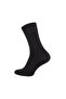 Bamboo Socks, 43-46, Stitch-Free Toe, Ultra Soft, Black - 2