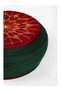 Children's Talebe Yarn - Green Fabric - Burgundy Headband - Round Wrap - Bird's Eye - 6 Meters - 2