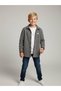 Boy's Patterned Ruched Detail Transitional Jacket - 2