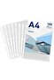 A4 Clear Sheet Protectors 100 Pack – Heavy-Duty Plastic Punched Pockets