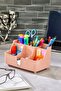 Zs-0058-Vi̇va-Multipurpose Desktop Pen Holder-Makeup Organizer-Jewelry Organizer - 3
