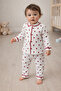 Strawberry Pattern Cotton Baby Girl Pajamas Set