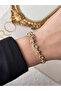 Zircon Stone Mix Gold Bracelet - 6