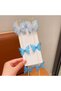 Butterfly hair clip set - 2 pieces, sequined, tulle, pearl & rhinestone embellished - women, girls, kids, babies - hair accessories & gifts - 3
