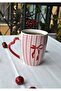 1 Piece Ribbon Mug Ceramic Tea Coffee Cup 330 ml Ribbon Valentine's Day - 3